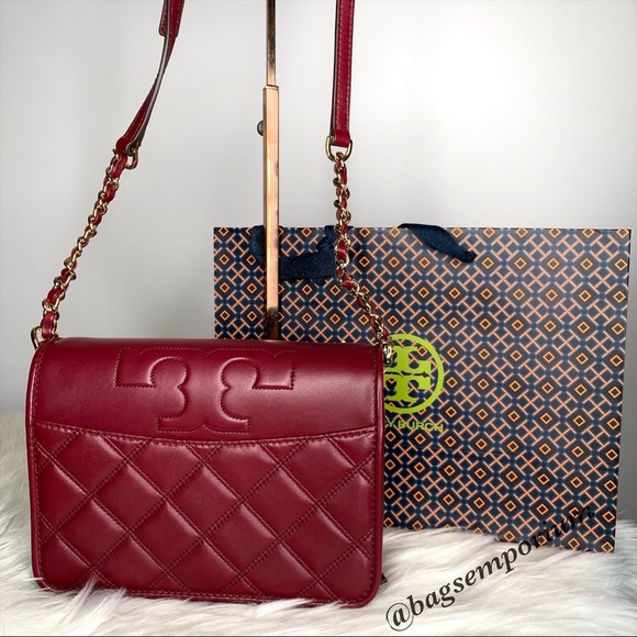 Tory Burch Leather Quilted Crossbody Bag - Picture 3 of 15